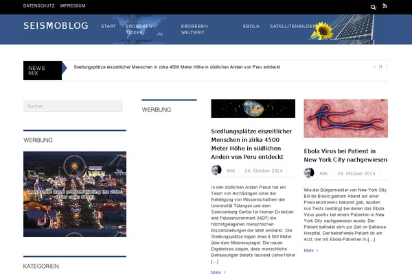 seismoblog.de site used Magazine