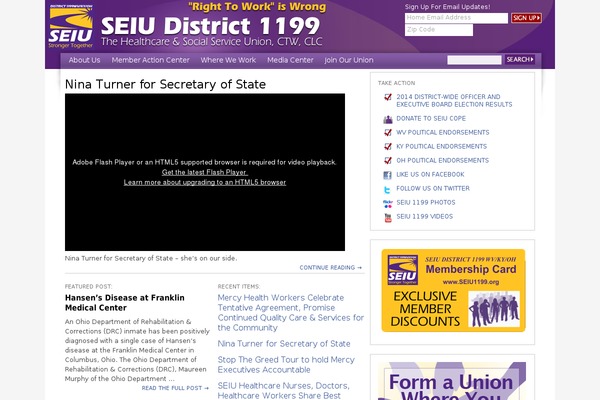 Site using Democracy plugin