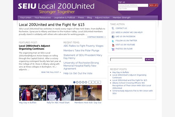 Seiu2011 theme site design template sample