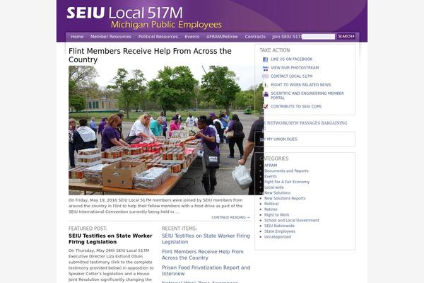 Seiu2011 theme site design template sample
