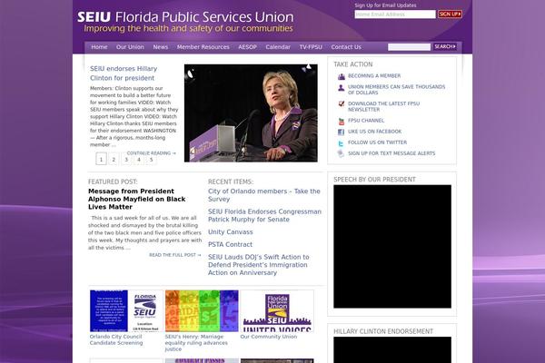 Seiu2011 theme site design template sample