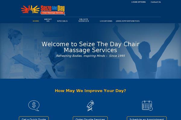 seizethedaymassage.com site used Seize-the-day