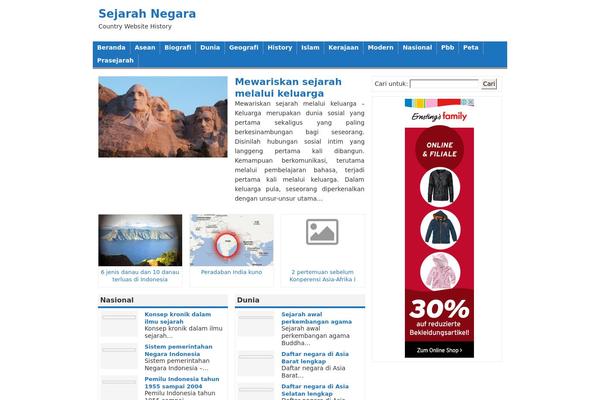 Bloggingpro theme site design template sample