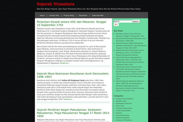 Bloggingpro theme site design template sample