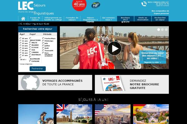 Lec theme site design template sample