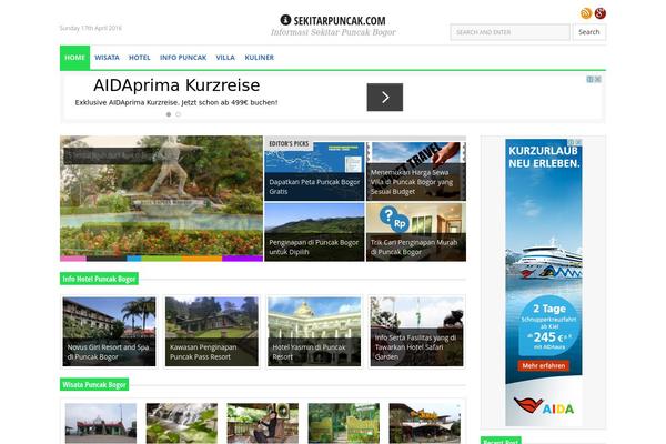 Optimumag theme site design template sample