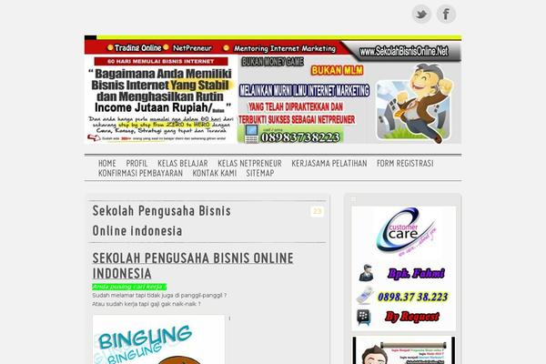 Grisaille theme site design template sample