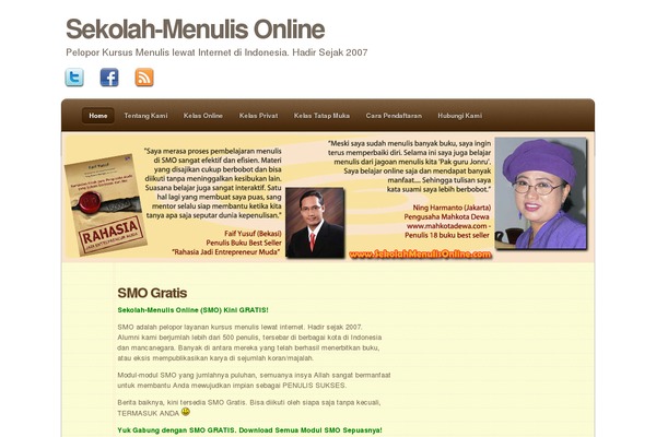 Notepad theme site design template sample