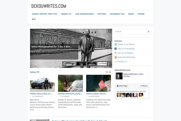 Max Magazine theme site design template sample
