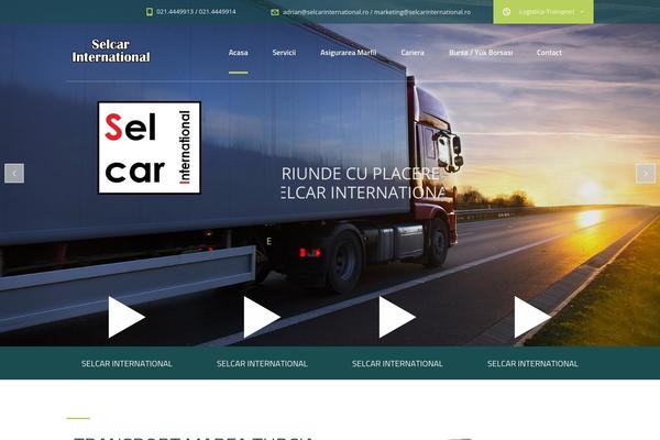 Transcargo theme site design template sample