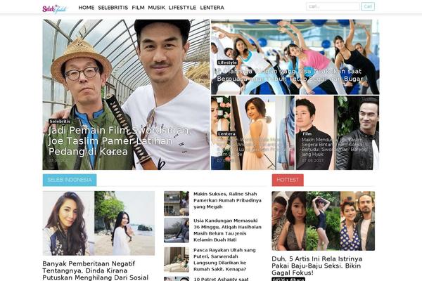 BroadNews theme site design template sample