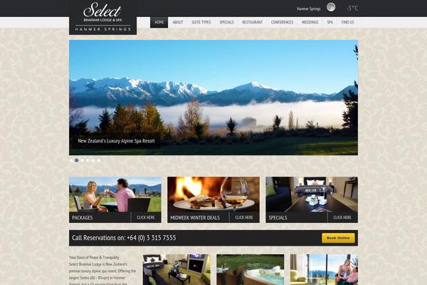 Paradisehotel theme site design template sample