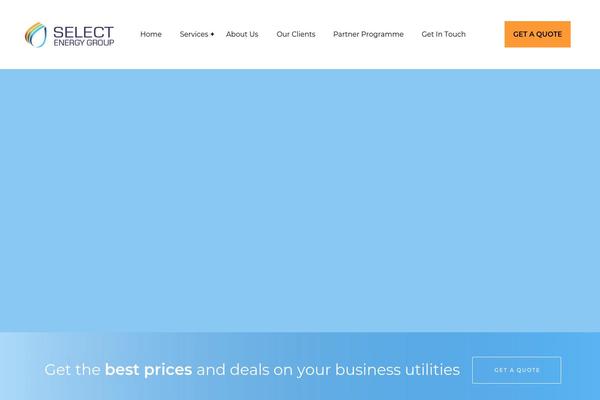 Sunergy theme site design template sample