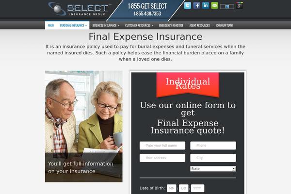 selectinsuranceagents.com site used Carins