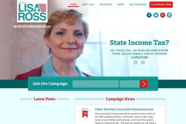 Lisa theme site design template sample