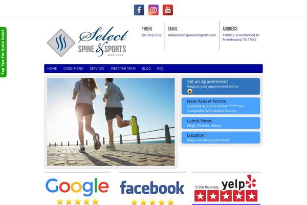 Dental-clinic theme site design template sample