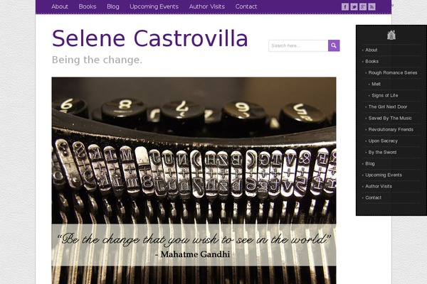 selenecastrovilla.com site used Leatherdiary-premium