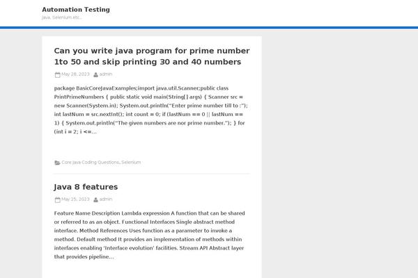 PressBook theme site design template sample