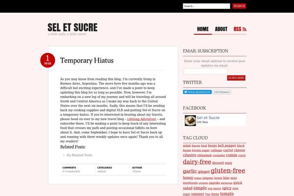 Bueno theme site design template sample