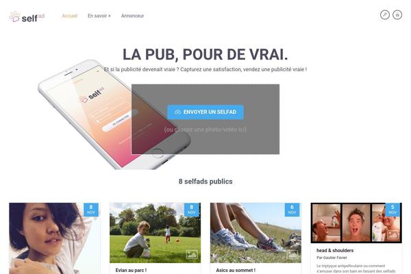 Uploader theme site design template sample