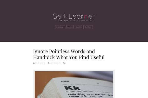 MinimalistBlogger theme site design template sample