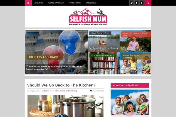 selfishmum.co.uk site used Top