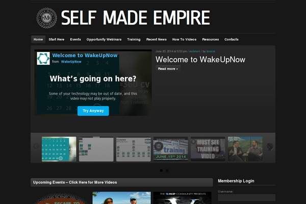 Videozoom theme site design template sample