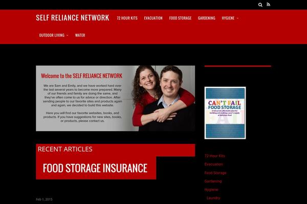 Magazine theme site design template sample