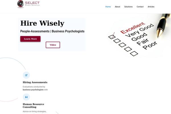 Site using Eversor plugin