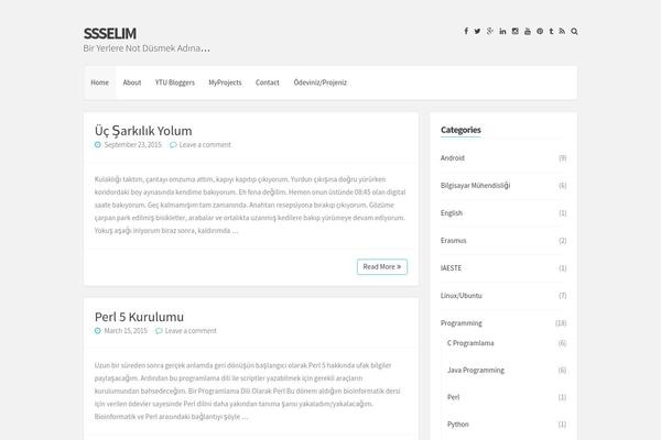 Semplicemente theme site design template sample