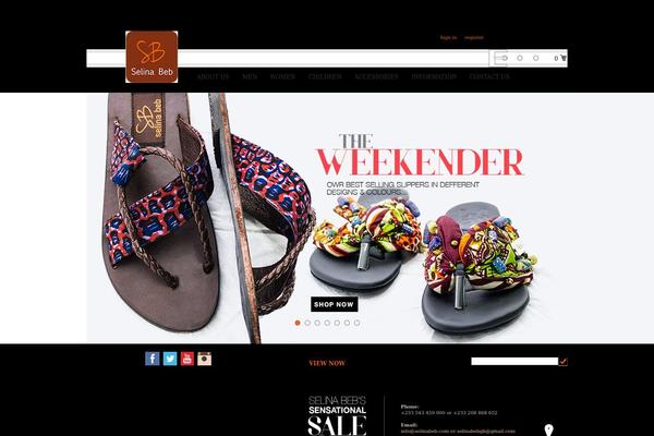 selinabeb.com site used Selina