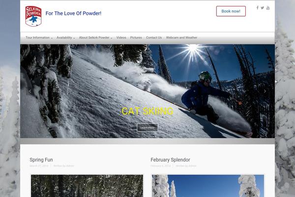 Evolve Plus theme site design template sample
