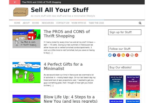 FlyMag theme site design template sample
