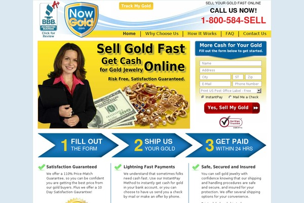 sellgoldcashforgold.com site used Headway-2015-5385