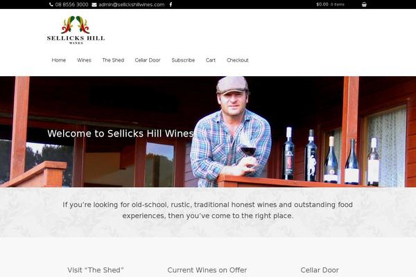 Site using Storefront-hamburger-menu plugin