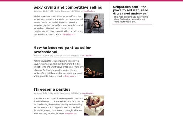 QuickChic theme site design template sample