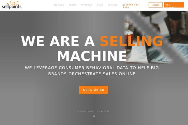 Synergia theme site design template sample