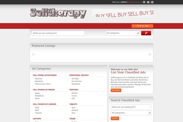 ClassiPress theme site design template sample