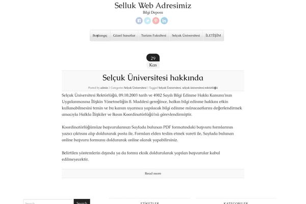 Nu White theme site design template sample