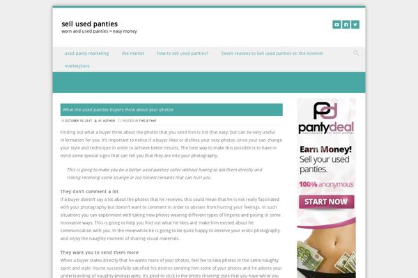 Discovery theme site design template sample