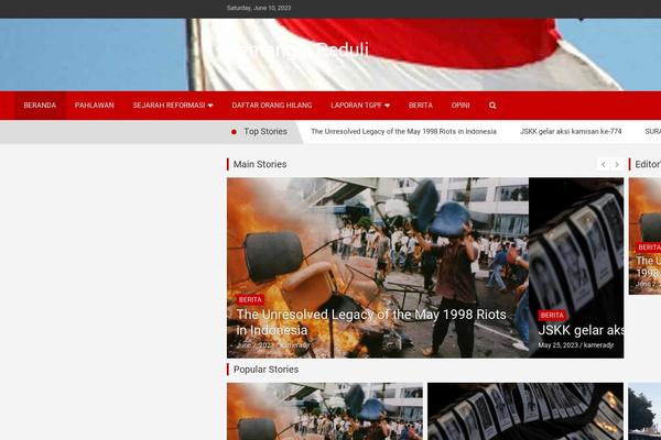 NewsCard theme site design template sample