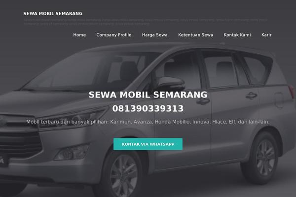 Caps theme site design template sample