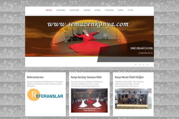 Zenon theme site design template sample
