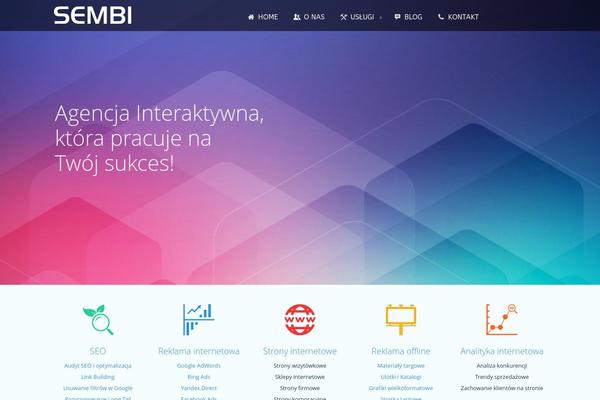 Marine theme site design template sample