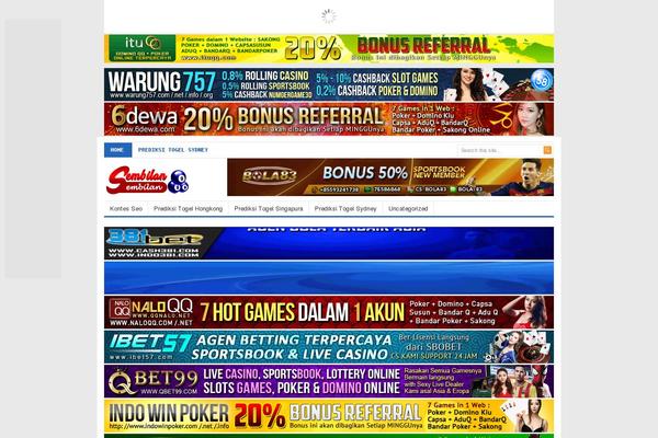Freshlife theme site design template sample