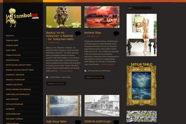 Sunspot theme site design template sample