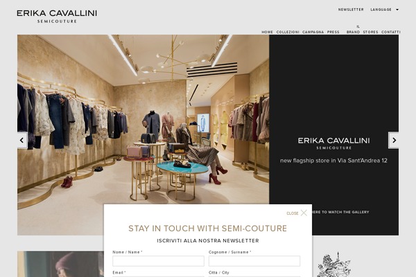 semi-couture.it site used Semi