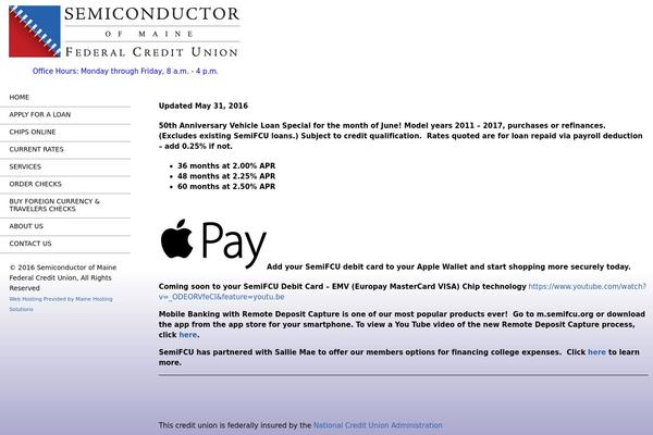 semifcu.org site used Mhscustom