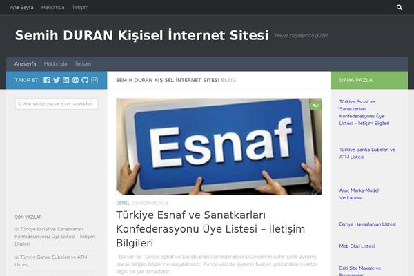 Site using CodeColorer plugin
