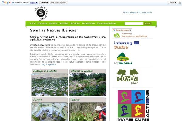 semillassilvestres.com site used Semillas-silvestres